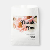 Vette kleurrijke Floral | Dank u wel Bedankzakje (Voorkant)