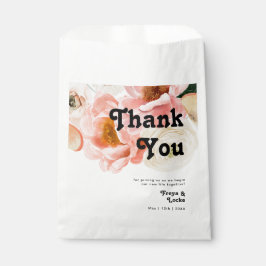 Vette kleurrijke Floral | Dank u wel Bedankzakje