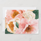 Vette kleurrijke Floral | Horizontaal foto Save The Date (Achterkant)