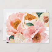 Vette kleurrijke Floral | Horizontale sparen de Da Save The Date (Achterkant)