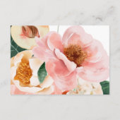 Vette kleurrijke Floral | Kaart voor weddenschappe (Achterkant)