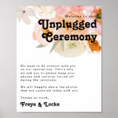 Vette kleurrijke Floral | Ontgrendelde Ceremonie Poster (Voorkant)