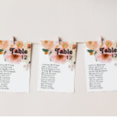 Vette kleurrijke Floral | Tabelnummer