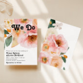 Vette kleurrijke Floral | We doen een uitnodiging 