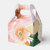 Vette kleurrijke Floral | Weddenschap-forenset Bedankdoosjes (Achterkant)