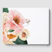 Vette kleurrijke Floral | Weddenschap Gastenboek (Achterkant)