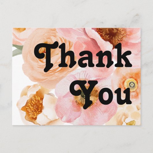 Vette kleurrijke Floral | Weddenschap Hartelijk da Briefkaart (Voorkant)