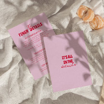 Vette kleurrijke Retro Funky Modern Wedding Detail