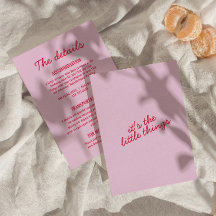 Vette kleurrijke Retro Funky Modern Wedding Detail