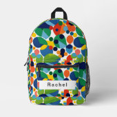 Vette & kleurrijke Rugzak in de stijl van Matisse (Voorkant)