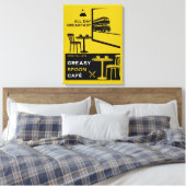 Vette Lepel Engelse Ontbijt Canvas Afdruk (Insitu (Slaapkamer))
