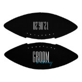 Vette letters "Groom", speciaal gepersonaliseerd American Football (Panelen)