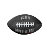 Vette letters "Vader van de Bride" Wedding Party American Football (Voorkant)