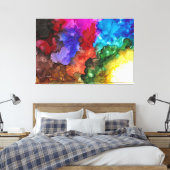 Vette, levendige, kleurrijke, versleten canvas afd (Insitu (Slaapkamer))