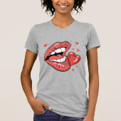 Vette Liefdeslippen T-shirt (Voorkant)
