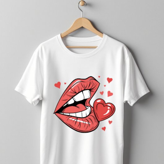 Vette Liefdeslippen T-shirt