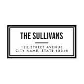 Vette, moderne, aangepaste houtenstamp rubberstempel (Afrduk)