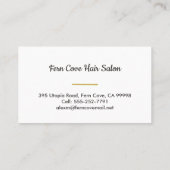 Vette moderne Abstracte Waterverf Visitekaartje (Achterkant)