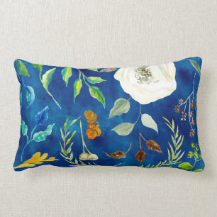 Vette moderne Floral Waterverf laat fallkleuren ac Kussen