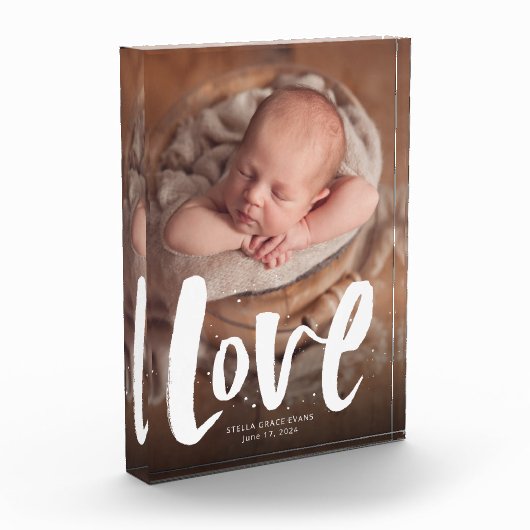 Vette moderne geboorte van liefde fotoblokken (Links)