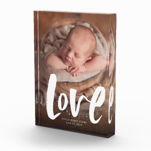 Vette moderne geboorte van liefde fotoblokken (Rechts)