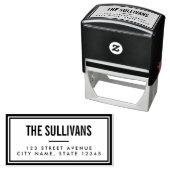 Vette moderne, gepersonaliseerde rubberen stempel (In situ)