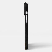 VETTE MODERNE GOUDEN ZWARTE DAMAST iPhone HOESJE (Linkerkant)