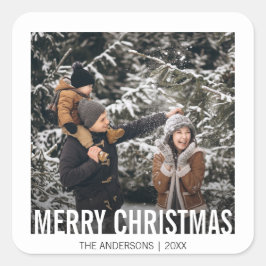 Vette moderne kerstfeestdag Stickers