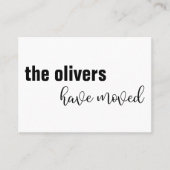 Vette, Moderne Zwarte & Witte Verandering van de K Visitekaartje (Voorkant)