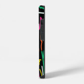 Vette neon contrast feestprint iPhone hoesje (Linkerkant)