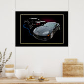 Vette One gold Poster (Keuken)
