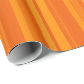 Vette Oranje Strepen Cadeaupapier (Rol Hoek)