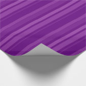 Vette paarse strepen cadeaupapier (Hoek)
