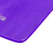 Vette paarse vlakte snijplank (Hoek)