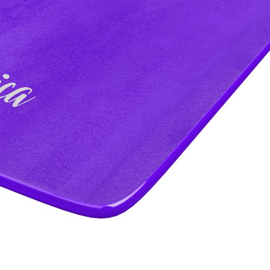 Vette paarse vlakte snijplank (Hoek)