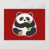 Vette Panda Briefkaart (Voorkant)