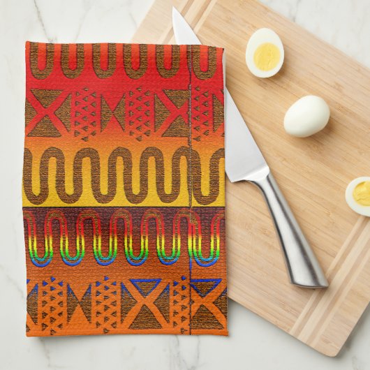 "Vette patronen, tijdloze verhalen." Theedoek (Quarter Fold)