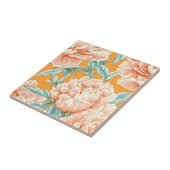 Vette pioenen keramische Tegels voor badaccent Tegeltje (Zijkant)