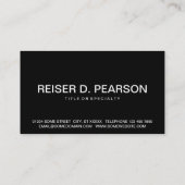 Vette REALTOR (kleur aanpasbaar) Visitekaartje (Achterkant)