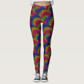 Vette regenboog leggings (Voorkant)