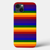 Vette regenboogstrips Case-Mate iPhone case (Achterkant)