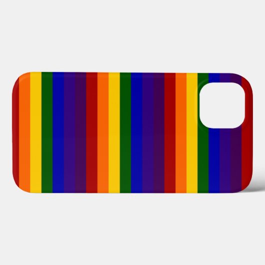 Vette regenboogstrips Case-Mate iPhone case (Achterkant (horizontaal))