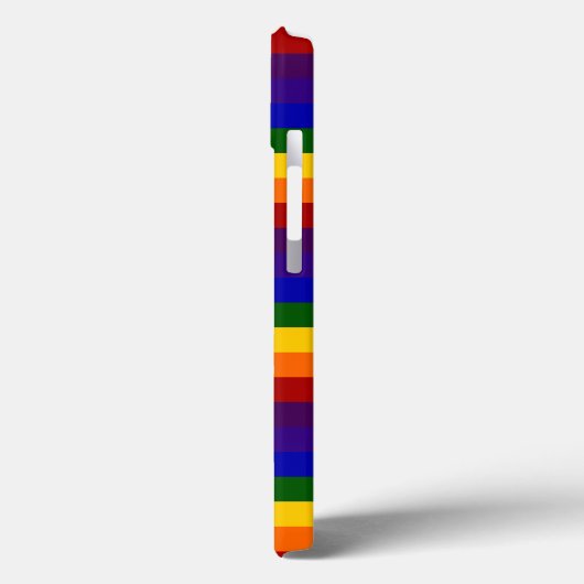 Vette regenboogstrips Case-Mate iPhone case (Achterkant / Links)