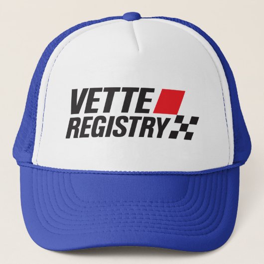 Vette Registry Logo Hat Trucker Pet (Voorkant)