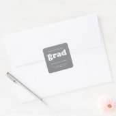 VETTE RETRO HATS AF VOOR DE AFSLOOTDIploma STICKER (Envelop)