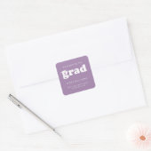 VETTE RETRO HATS AFGELOPEN MET DE AFSCHOLING STICK VIERKANTE STICKER (Envelop)