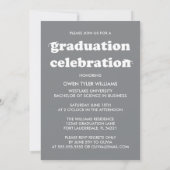 VETTE RETRO PETTEN UIT NAAR HET AFSTUDEERDER FOTO  KAART (Achterkant)