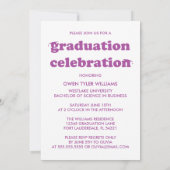 VETTE RETRO PETTEN UIT NAAR HET AFSTUDEERDER FOTO  KAART (Achterkant)