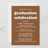 VETTE RETRO PETTEN UIT NAAR HET AFSTUDEERDER FOTO KAART (Achterkant)