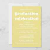 VETTE RETRO PETTEN UIT NAAR HET AFSTUDEERDER FOTO  KAART (Achterkant)